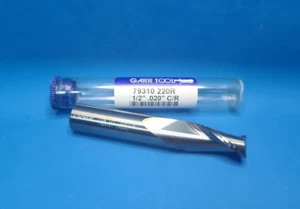 Garr Werkzeug 1/2" Hartmetall Schaftfräser 0,020" Eckradius Teile-Nr: 79310 - Bild 1 von 3