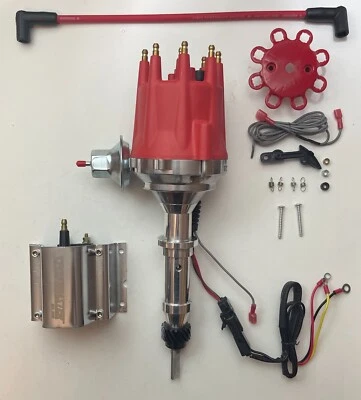 INTERNATIONAL HARVESTER RED HEI Distributor 1965-80 266 304 345 392 + 60K COIL - Image 1 of 4