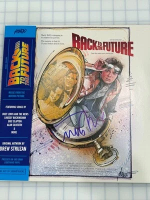 BACK TO THE FUTURE - LP - ORIGINAL SOUNDTRACK - VERY RARE LIGHTNING VINYL - NEW! - Image 1 of 4