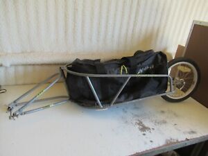 Bob Yak Bike Bicycle Touring Trailer with Cargo Bag and Skewer Good Condition