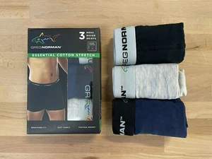 Greg Norman Men's Essential Cotton Stretch 3-Pack Boxer Briefs Size S - Picture 1 of 6