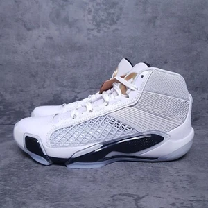 NIKE Air Jordan XXXVIII 38 Fiba Basketball Shoes Men 8 Women 9.5 White Black nby - Picture 1 of 7