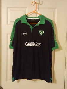 Camisa de Rugby Cotton Traders Ireland Rugby Guinness Vintage Negra Talla XXL 2XL - Imagen 1 de 5