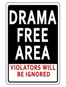 DRAMA FREE BEREICH IGNORIERT SCHILD LANGLEBIG ALUMINIUM KEIN ROST VOLLFARBE INDIVIDUELLES SCHILD180 - Bild 1 von 2