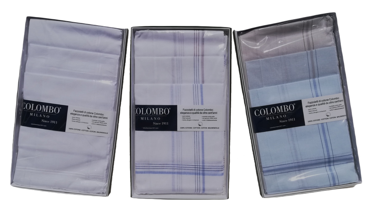 URAQT Fazzoletti Da Uomo, 12 Pz Fazzoletti Tessuto 100% Cotone - Foto 5