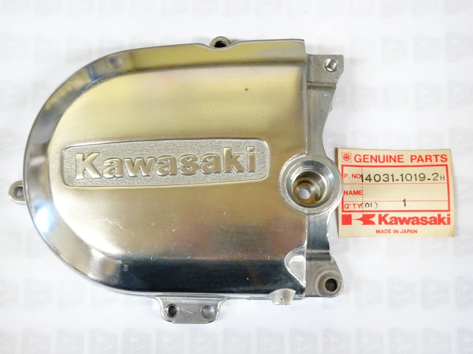 Cubierta del motor izquierda Kawasaki NOS NUEVA 14031-1019-2H KD KE KS KD125 KE125 KS125 Foto 1 de 4
