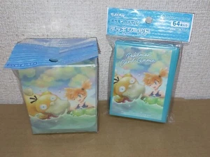Pokemon Card Game Misty & Psyduck Deck Case Sleeve Set Supply Pokemon Center - Picture 1 of 24