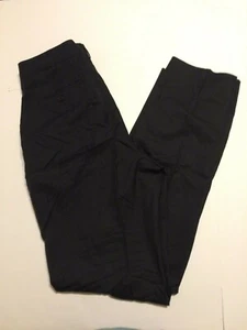 Croft & Barrow Mens Slacks Size 36 Black Unhemmed Pants Pleated Front Classic - Bild 1 von 4