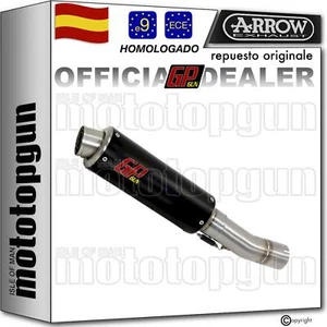 ARROW TUBO DE ESCAPE HOM GP2 GP 2 GPGUN NEGRO HONDA X-ADV XADV 2017 17 - Imagen 1 de 3