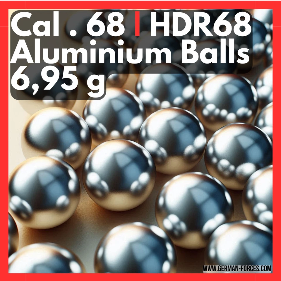 💥20x ❗ HDR68 | TR68 CaI 68 Aluminiumkugeln Alu Balls BBs Passgenau Qualität. - Bild 1 von 4