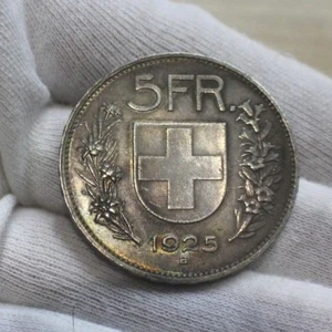 5 FRANCOS, SUIZA AÑO 1925, Berna, (Confederación Suiza) INTERESANTE - Picture 1 of 9