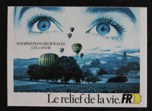 Aufkleber / Sticker - France 3 - FR3 - Le relief de la vie - Bild 1 von 2