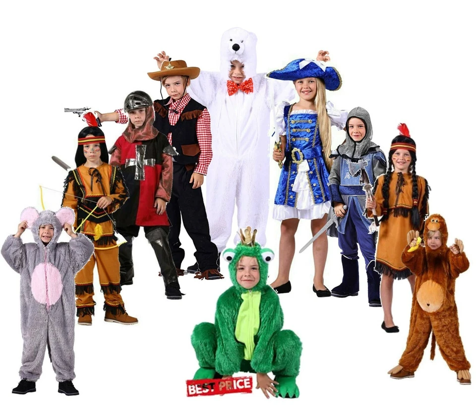 Child Plush Bear Monkey Kids Costume Jumpsuit Nativity Book Week Day Fancy Dress - Image 1 of 1