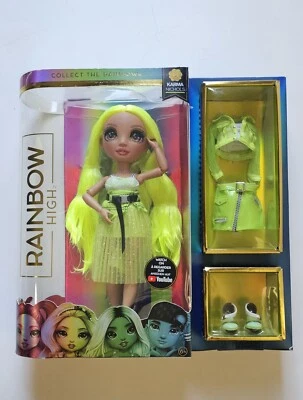 Rainbow High 时尚娃娃 Karma Nichols 霓虹绿带 2 个娃娃套装 2020 全新 — 第 1/4 张图片