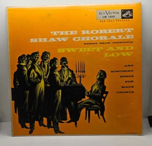 Schubert The Robert Shaw Chorale Sweet & Low Male Chorus Vinyl Record LM 1800 - Picture 1 of 4