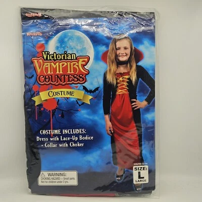 Disfraz de vampiro victoriano canguro para niños grande 12-14 NUEVO Foto 1 de 4