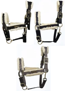 Coldstream Langlee Luxury Head Collar & Lead Rope Set Anatomical Fleece Lined - Picture 1 of 14