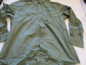 mens port authority certis biologicals green button up shirt sz 2xl - Picture 1 of 5