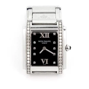 Patek Philippe Twenty-4 Diamond Rectangular Ladies Quartz Watch - Picture 1 of 4