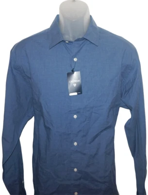 Daniel Cremieux L/S Shirt XL Heather Blue 100% Cotton Lightweight NWT (DC553) - Image 1 of 4