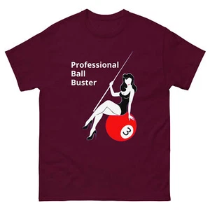 Abbigliamento personalizzato - T-shirt professionale Ball Buster - camicie scure - Foto 1 di 24