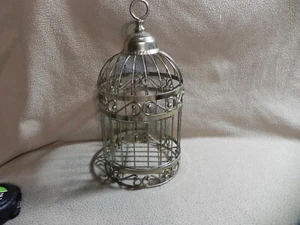 Brass/Gold Toned Metal Decorative Bird Cage* - Picture 1 of 6