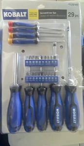 Kobalt Screwdrivers 29-Pieces Plastic Handle Magnetic Assorted Screwdriver Set - Picture 1 of 1