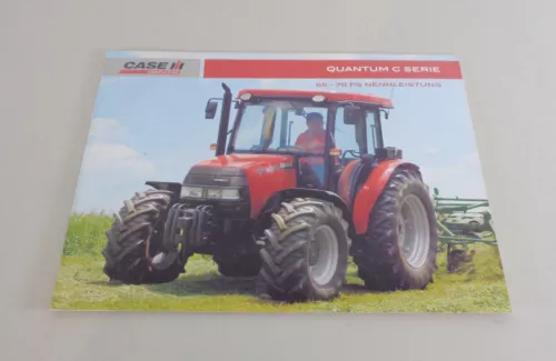 Prospekt / Broschüre Case IH Traktor Quantum C Serie 65C / 75C von 02/2009