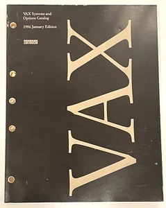 Very Rare! 1986 January Ed VAX Systems and Options Catalog DEC Vintage Digital - Picture 1 of 4