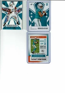 2020 Rookies & Stars Football Miami Dolphins Team Set (5) Base Cards *Plus* - Picture 1 of 2