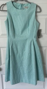 NWT New York & Company Eva Mendes Maria Jacquard Dress Size 6 Sleeveless - Picture 1 of 2