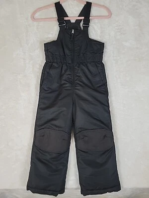 Faded Glory XS (4-5) NIÑOS Mono de esquí Negro Pantalones de nieve Foto 1 de 4