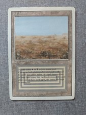 Scrubland - Revised - English - MTG Magic The Gathering - LP