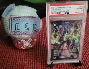 Anubismon EX5-062 - SR Alternate Art - Digimon Animal Colosseum - PSA 10 - Picture 1 of 3