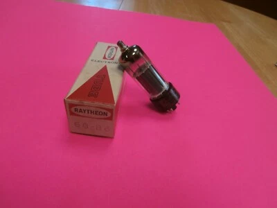 TUBO DE VACÍO RAYTHEON 6G-B6 NUEVO EN CAJA 6 GB6 Foto 1 de 3