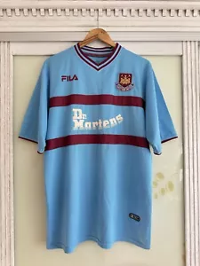 Vintage West Ham United 2001-2002 Away Soccer Jersey Football Kit Shirt Size L - Picture 1 of 14