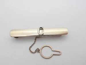 Fermacravatta in Argento 925 con Lettera - G - Iniziale Nome - Alfabeto - Picture 1 of 4