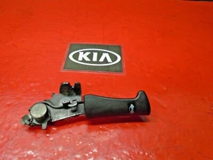 09 10 KIA OPTIMA HOOD RELEASE LEVER SWITCH PULL OPENER OEM BLACK - Picture 1 of 4