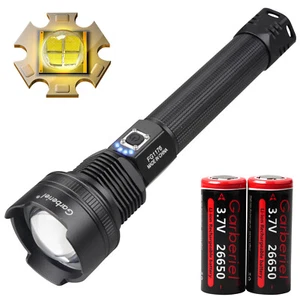 Super Bright 990000LM Powerful Flashlight XHP70.2 26650 Rechargeable Zoom Torch - Picture 1 of 16