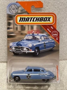 Matchbox 2018 ‘51 Hudson Hornet Police Sheriff Cruiser 1951 BLISTERPACK CARDED - Picture 1 of 7