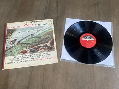 Herbert von Karajan Tchaikovsky's 1812 Overture Angel Records Vinyl LP Classical - Image 1 of 4