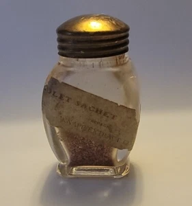 Antique Toilet Sachet Bottle Knapps Extract Co Cleveland Ohio 2 7/8" T - Picture 1 of 14