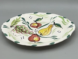 Bruce Stebner Hand Painted Handmade Oval Platter-Fruit Design-Signed Dated 1997- - Picture 1 of 5