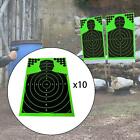 10x Shooting Targets Stickers Shoot Target Paper Silhouette Reactive Accessories
