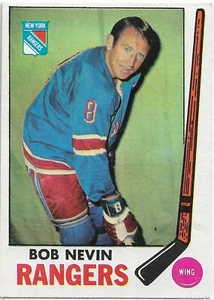 Bob Nevin 1969-70 Topps Karte # 40 New York Rangers - Bild 1 von 2