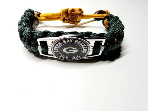 Green Bay Packers Adjustable Charm Bracelet Fan Apparel & Souvenir Football NFL Cover