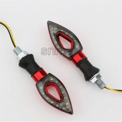 2X Mini Luces LED Ámbar Plástico 4.2" Para Suzuki Vstrom DL1000 650 GSX 750F 650F Foto 1 de 4
