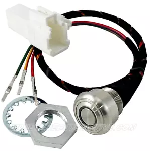 BA BF-GT ENGINE START NON-GENUINE REPLACEMENT START BUTTON & FITTING KIT-RED LED - Bild 1 von 2