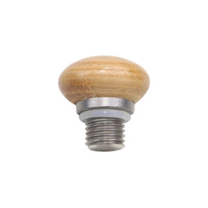 Bung de roble con hilo de acero inoxidable para barril de whisky de vino - Imagen 1 de 4