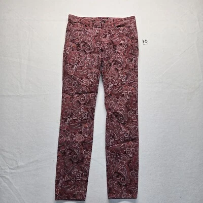 Calça de trabalho casual carreira veludo elástico paisley ruibarbo Prana feminina adulta 6 - Imagem 1 de 4